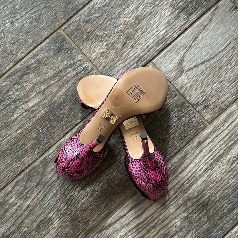 Michael Kors Luxury Collection Python Embossed Le… - image 7